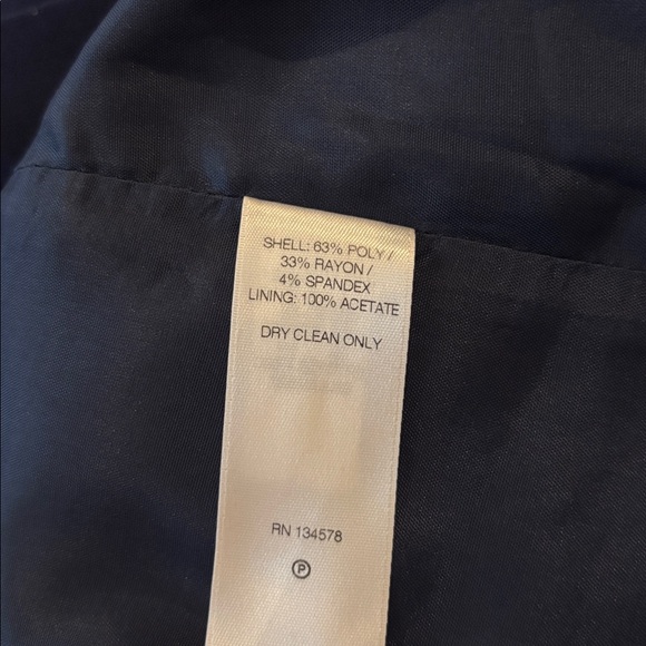 Vineyard Vines Nautical Navy Crepe Embroidered Hem Skirt - Picture 7 of 7